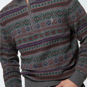 POLO RALPH LAUREN
Wool + cashmere Fair Isle sweater